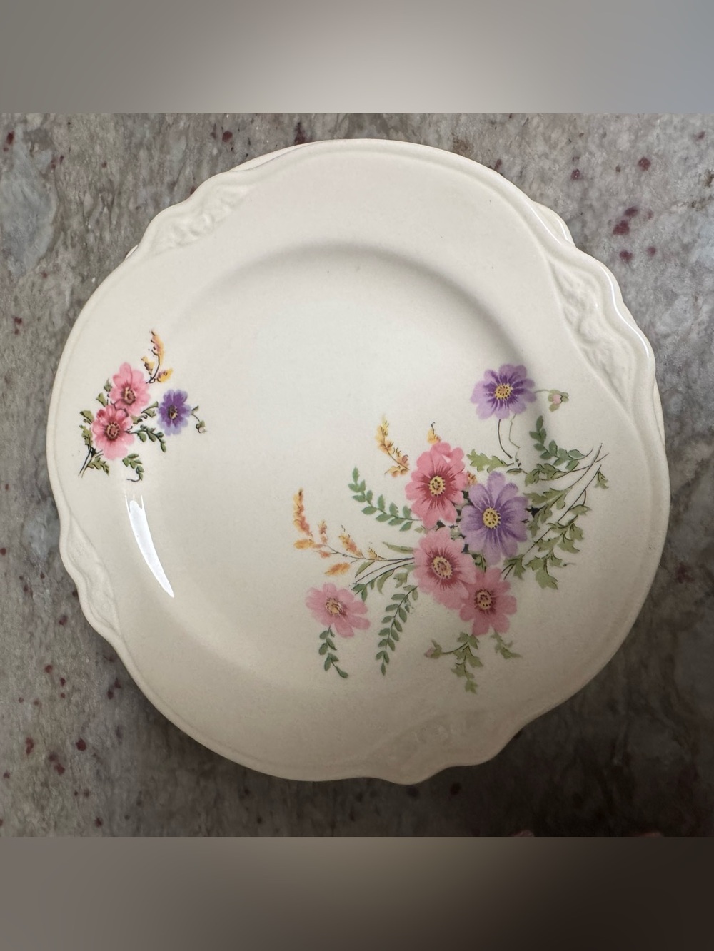 Homer Laughlin Virginia Rose Bread plates - set of 5